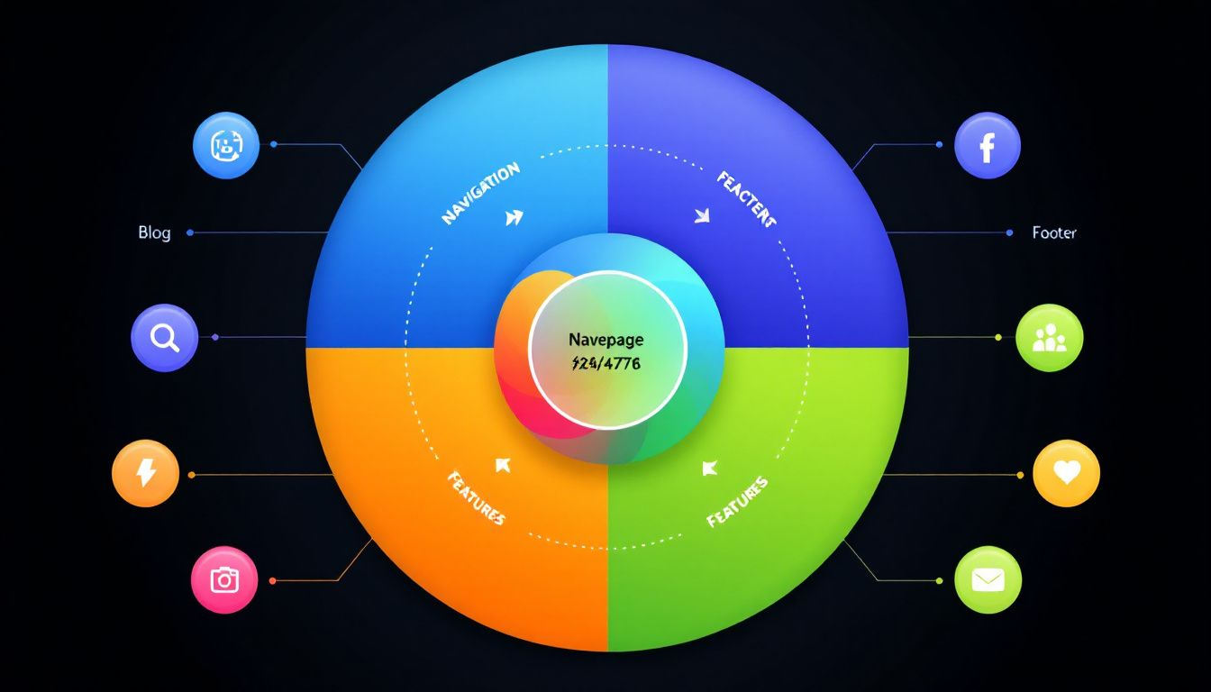 An organized site structure diagram for enhancing website structure.